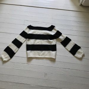Black & White Striped Sweater